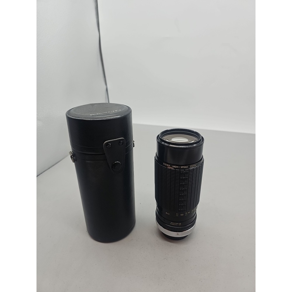 Sigma High-Speed Zoom 1:3.5-4 f=80-200mm Wirh‎ Case